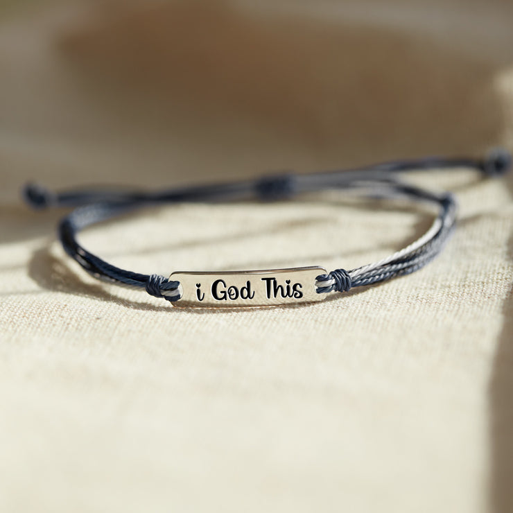 Engraved Handmade Bar Bracelet