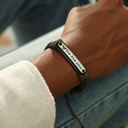 Bar Leather Bracelet