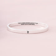 God Is In Control Mantra Bangle