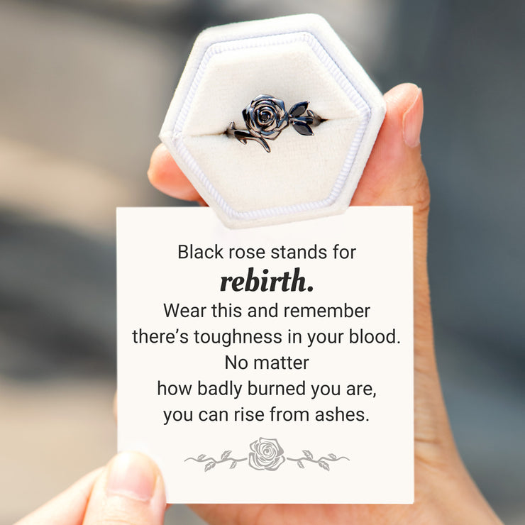 Self-Love Black Rose Ring