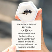 Self-Love Black Rose Ring