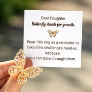 SPLENDID BUTTERFLY RING