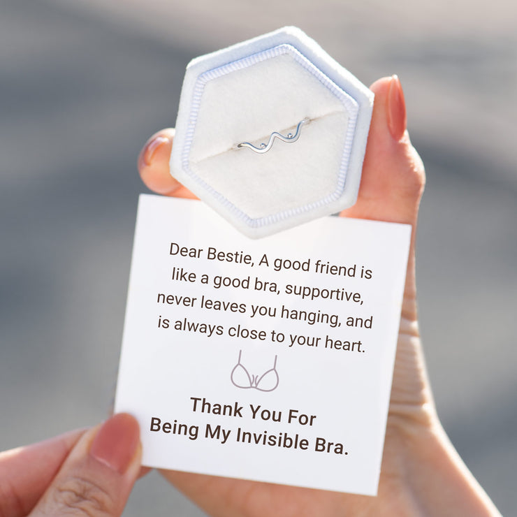 You Are My Invisible Bra Boobie Ring