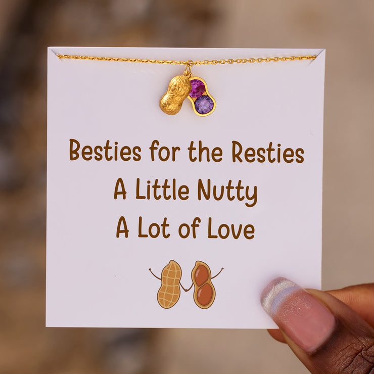 Besties For The Resties 2-3 Birthstone Peanut Bracelet