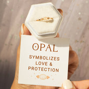 Oval Cut Opal Ring