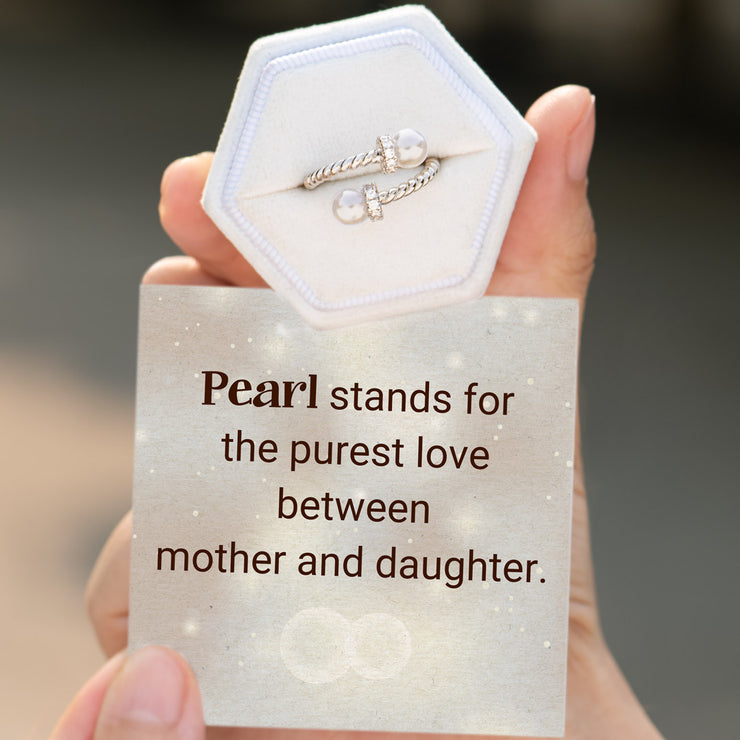 The Purest Love Double Pearl Ring