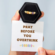 Pray Before You Overthink Fidget Spinner Ring