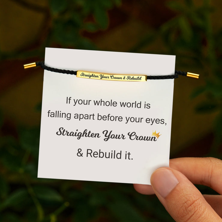Straighten Your Crown & Rebuild Tube Bracelet