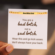 Bad B♥tch Club Bead And Tube Bracelet