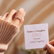 Forever Linked Together Matching Infinity Band Ring