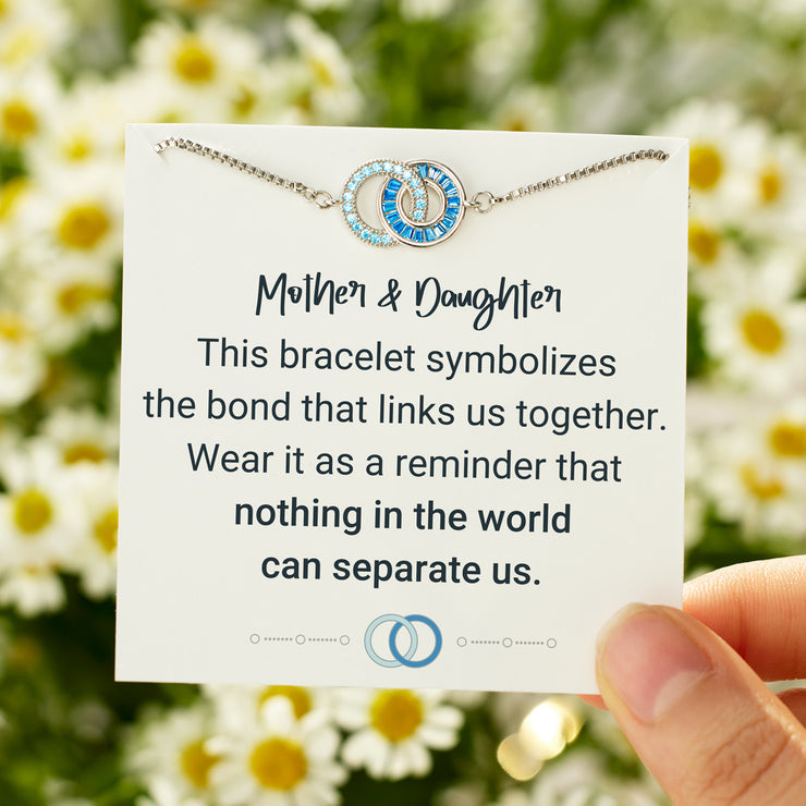 The Bond That Links Us Together Linking Circles Bracelet