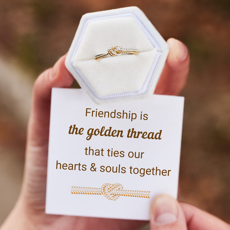 Two Strand Knot Ring