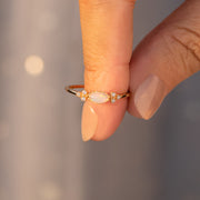 Oval Cut Opal Ring