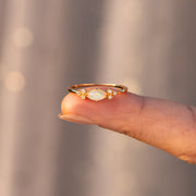 Oval Cut Opal Ring
