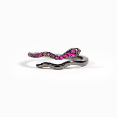 Year of The Snake Black Snake Ring