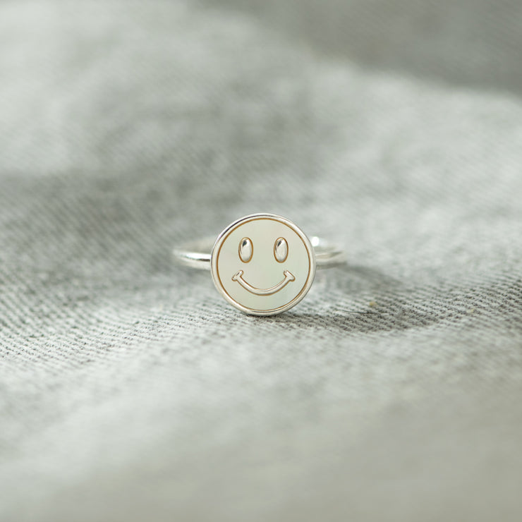 Love You Smiley Face Ring