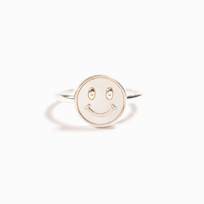 Love You Smiley Face Ring