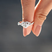I Choose Me Dual Teardrop Heart Ring