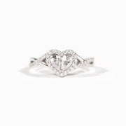I Choose Me Dual Teardrop Heart Ring