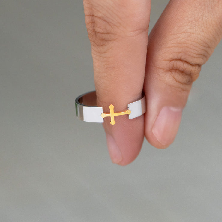 Cross Ring Band