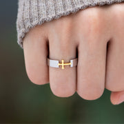 Cross Ring Band