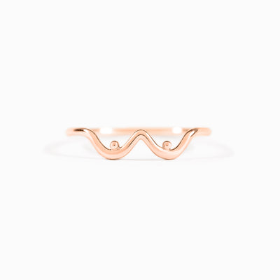 Our Bond Is The Tits Rose Gold Boobie Ring