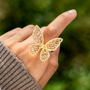 SPLENDID BUTTERFLY RING