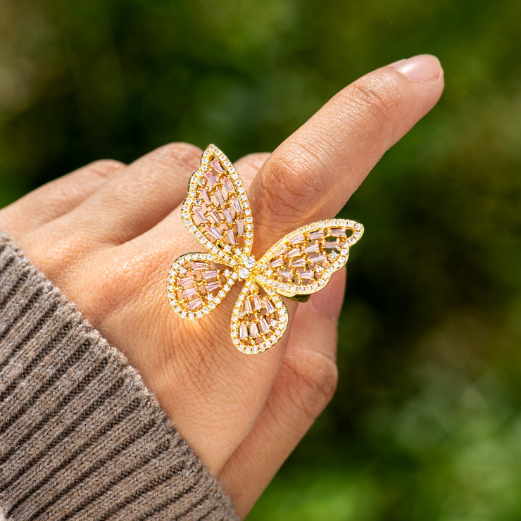 SPLENDID BUTTERFLY RING