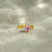 Pink Butterfly Ring