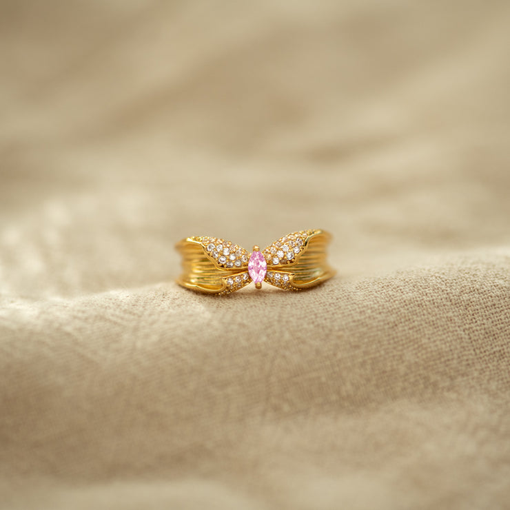 Dear Daughter Vintage Butterfly Ring