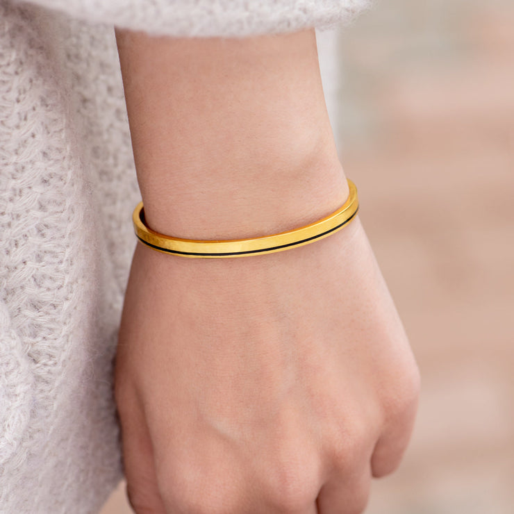 Enamel Stripe Bangle