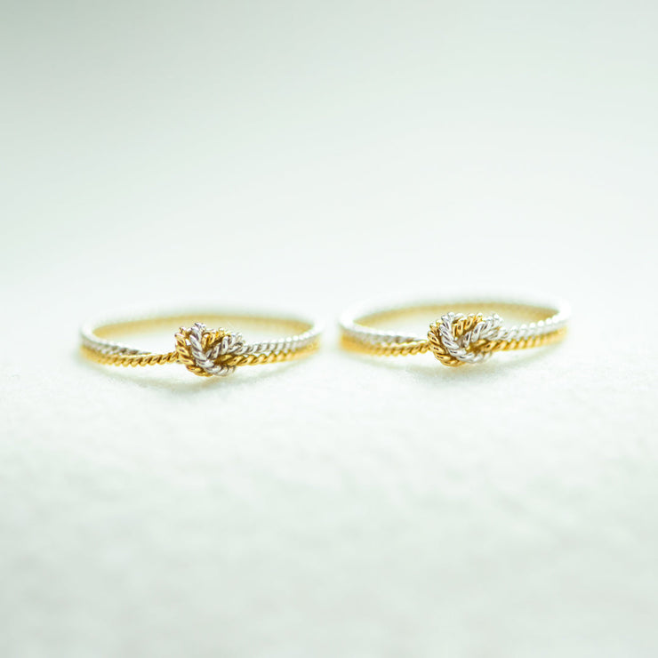 Two Strand Knot Ring
