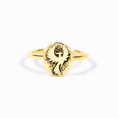 Rise Anew Vintage Phoenix Ring