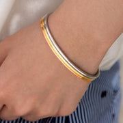Tri-Tone Cuff Bracelet