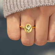 Rise Anew Vintage Phoenix Ring