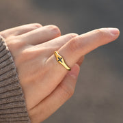 Cross Mini Signet Ring