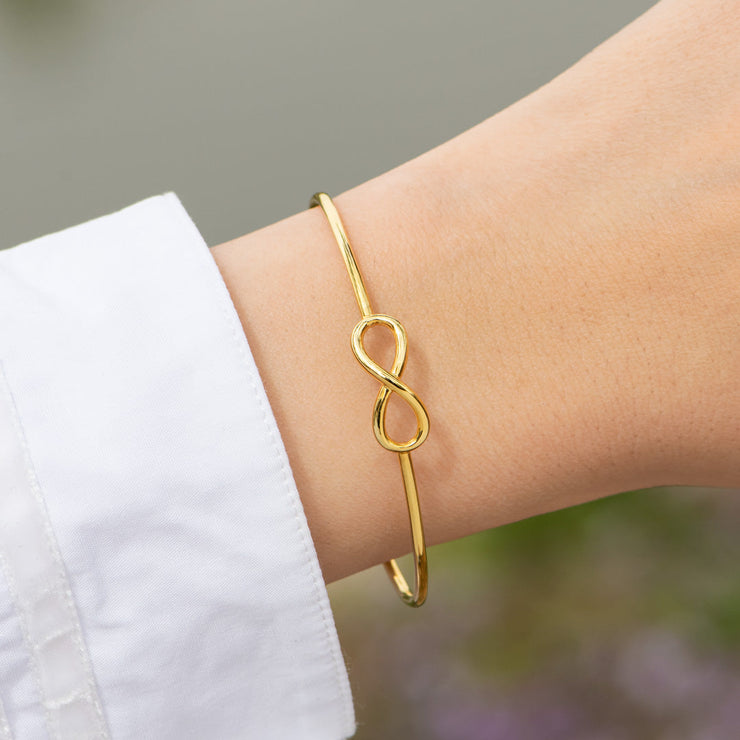 1-8 Initial Charm Infinity Bracelet