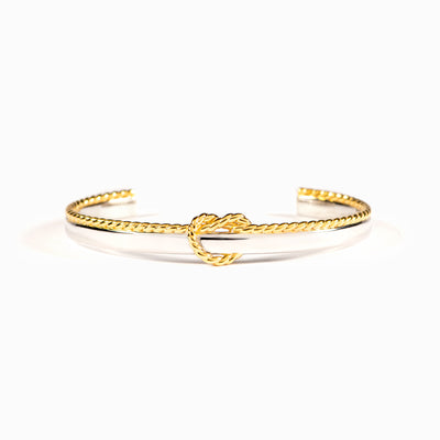 Two-Tone Knot Bracelet