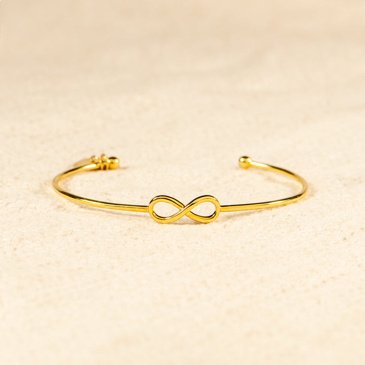 1-8 Initial Charm Infinity Bracelet