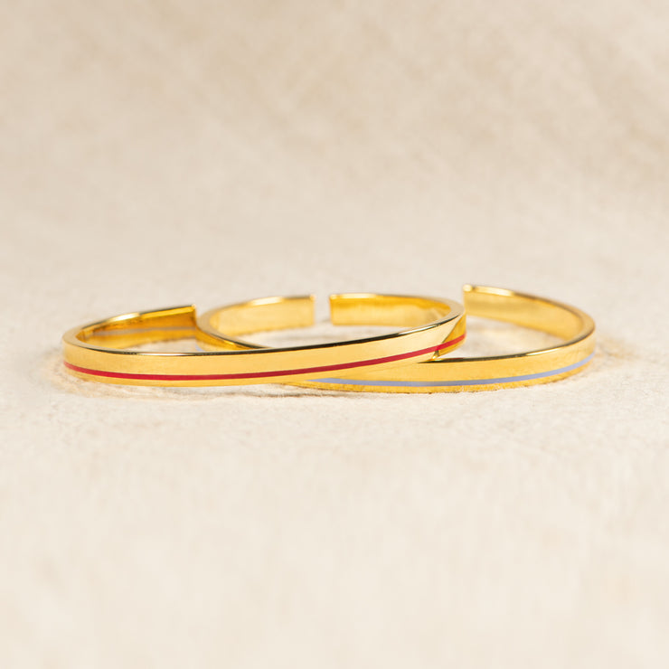 Enamel Stripe Bangle