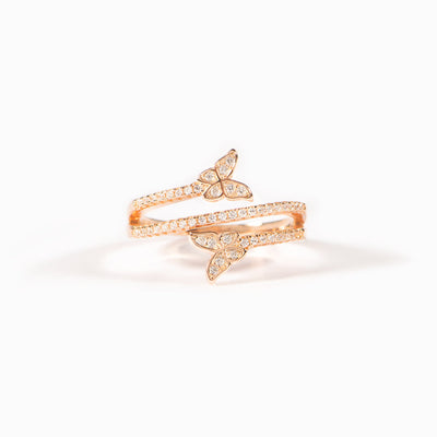Duo Butterfly Ring