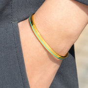 Enamel Stripe Bangle