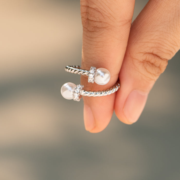 The Purest Love Double Pearl Ring