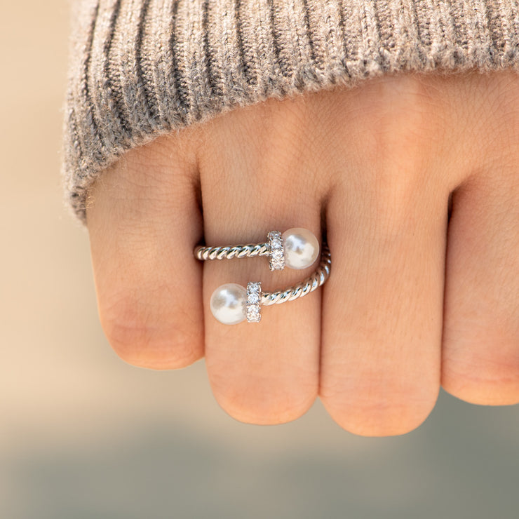 The Purest Love Double Pearl Ring