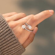 The Purest Love Double Pearl Ring