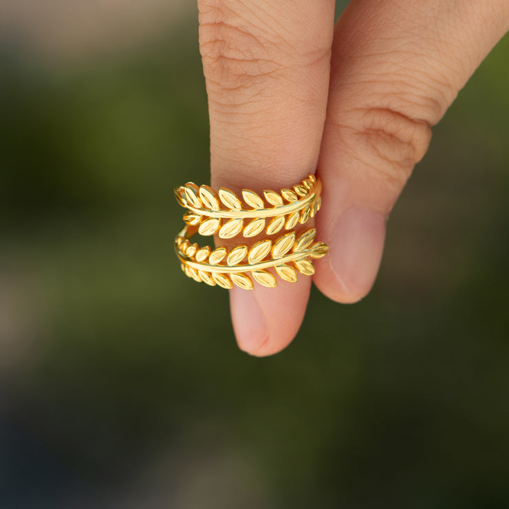 Leaf Branch Ring