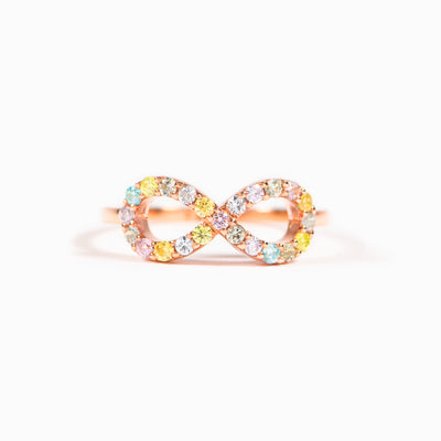 Best Bi♥︎ches To Infinity And Beyond Rainbow Infinity Ring