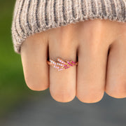 Pavé Feather Ring