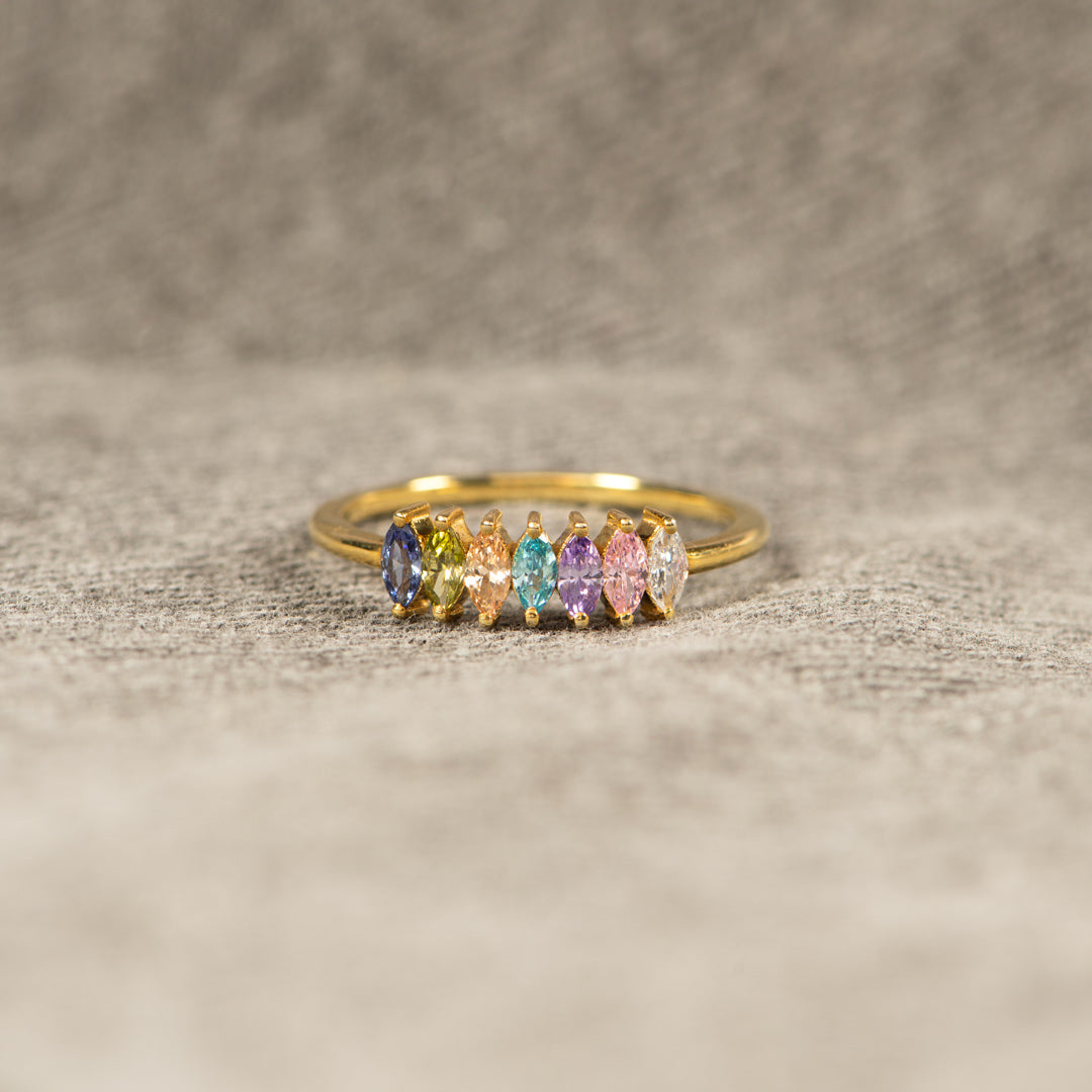 1-14 Marquise Birthstone Ring