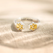 Warm Fuzzy Hugs Cat Paws Ring